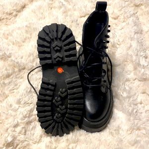 Women’s Black Lace Up Boots